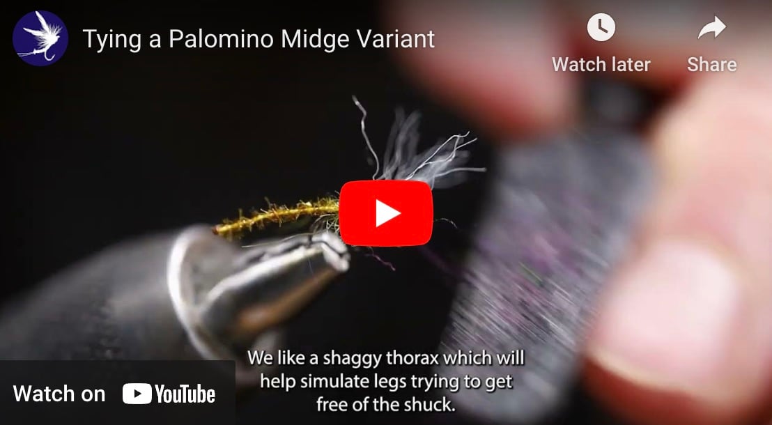 Tying a Palomino Midge Variant BWO Fishing Fly